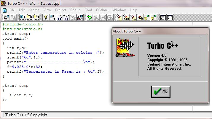 Borland turbo c compiler free download for windows 7